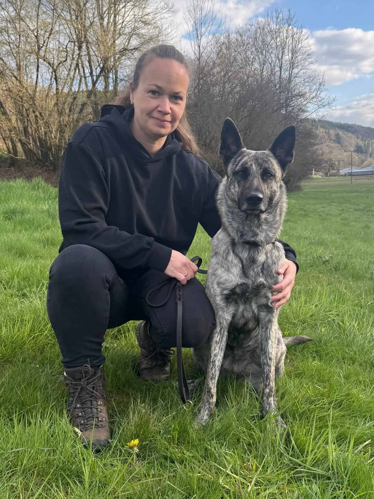Nanina Gerbig mit Hunden
